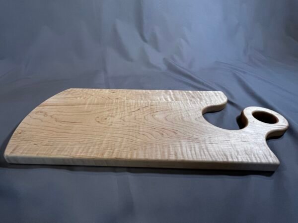 Curly Maple Handled Charcuterie Board