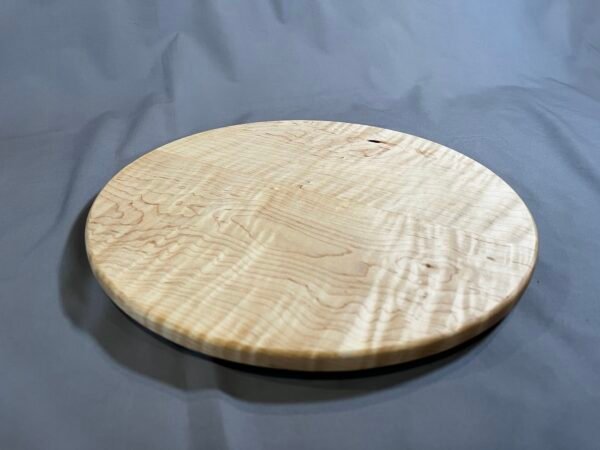 Curly Maple 12" Round Serving Board