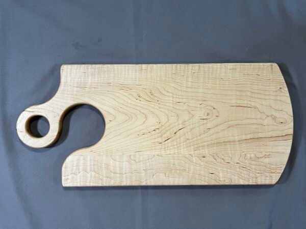 Curly Maple Handled Charcuterie Board - Image 2